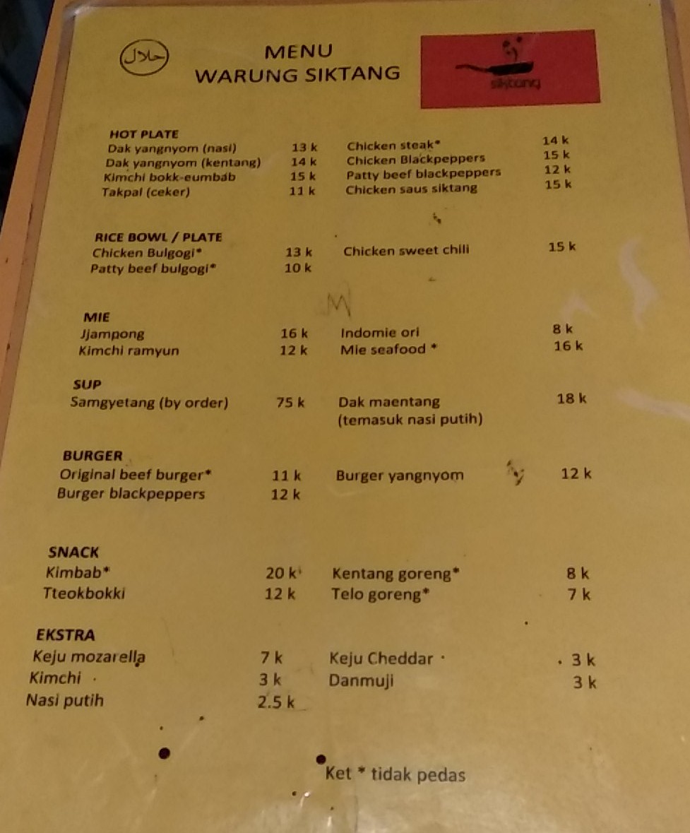 Menu Warung Siktang-1