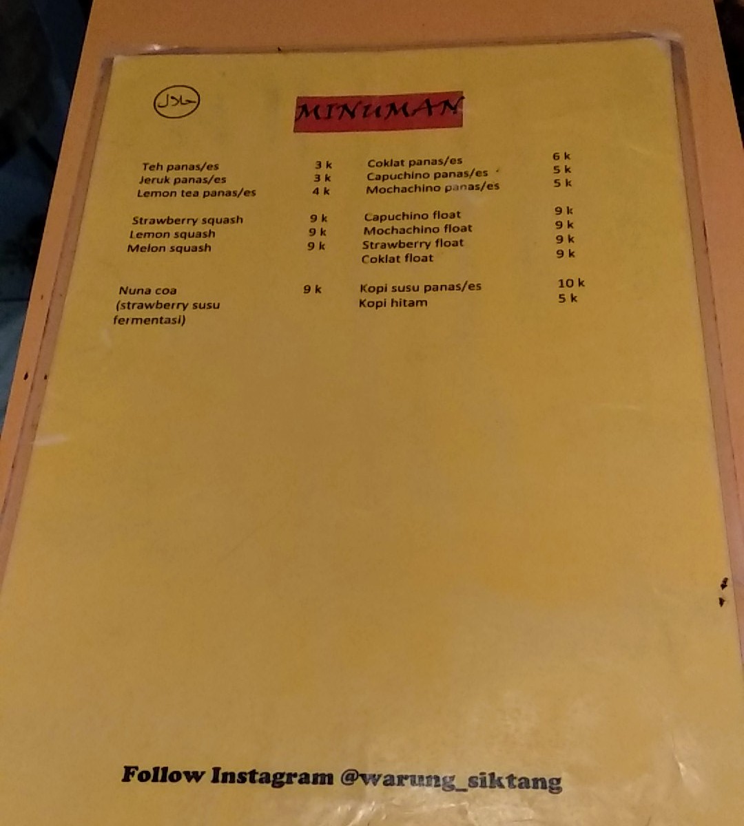 Menu Warung Siktang-3